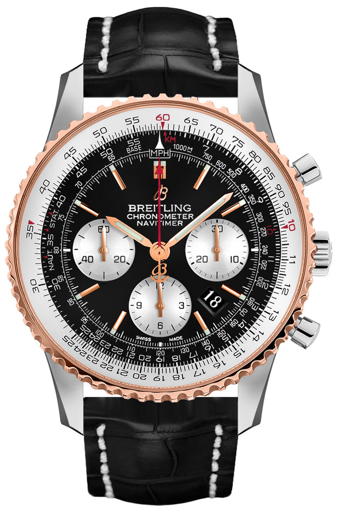 Breitling Navitimer Self winding Automatic Black Mens Watch UB0127211B1P1 