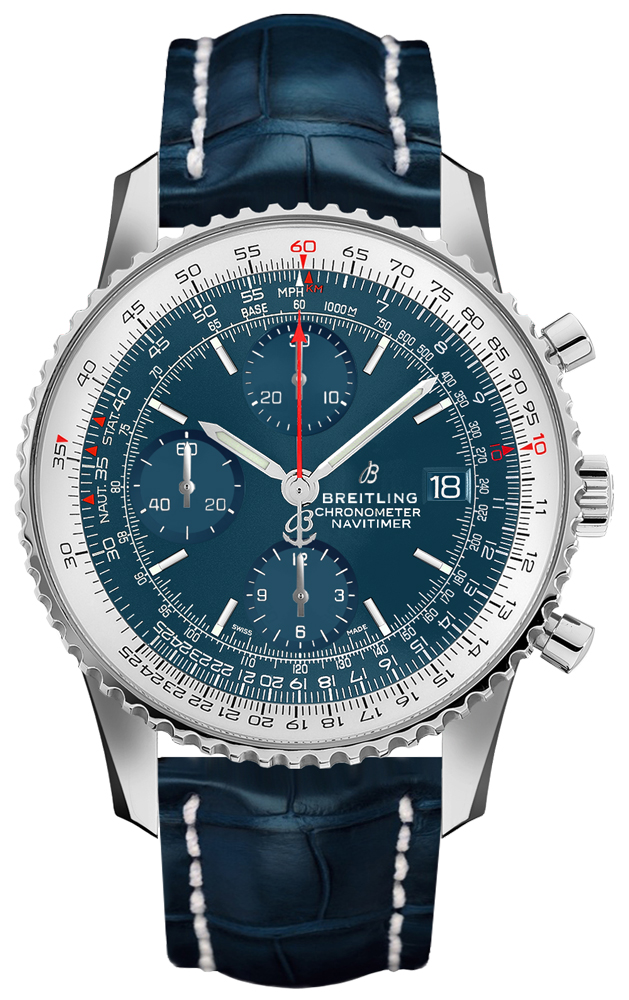 Breitling Navitimer Self winding Automatic Blue Mens Watch A1332412-CA02-731P 