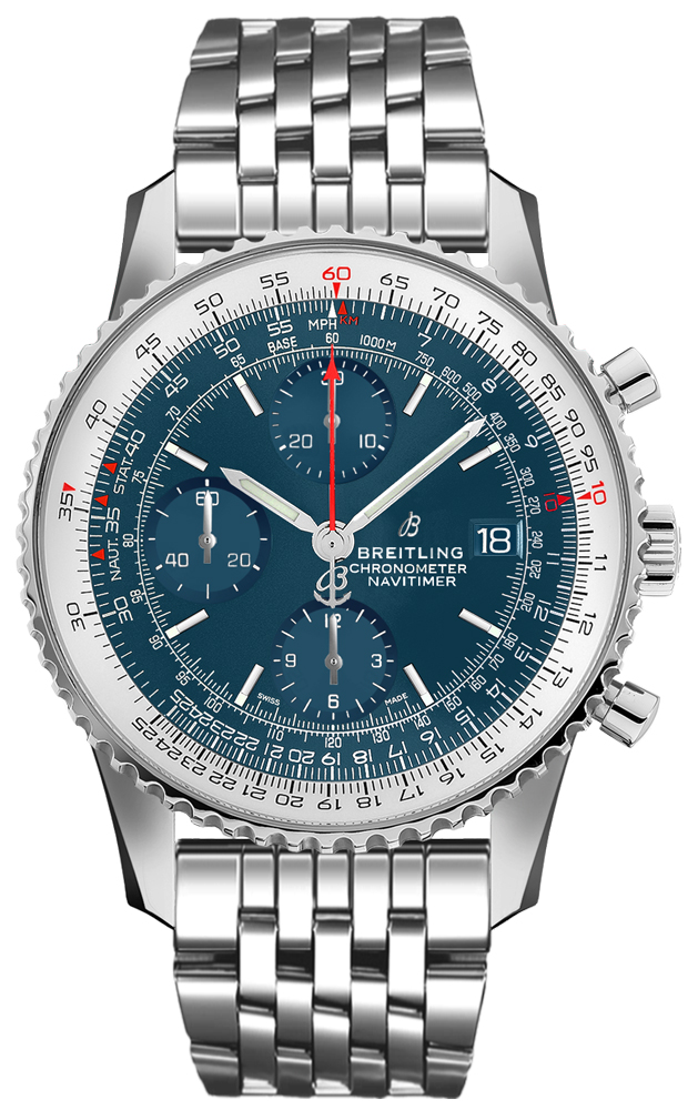 Breitling Navitimer Self winding Automatic Blue Mens Watch A13324121C1A1 