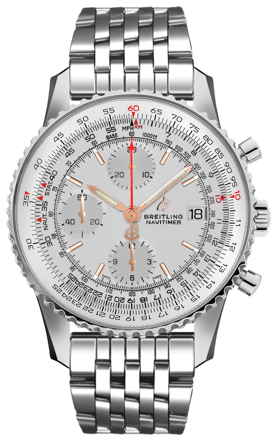 Breitling Navitimer Self winding Automatic Silver Mens Watch A13324121G1A1 