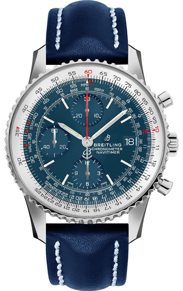 Breitling Navitimer Self winding Automatic Blue Mens Watch A1332412-CA02-105X 