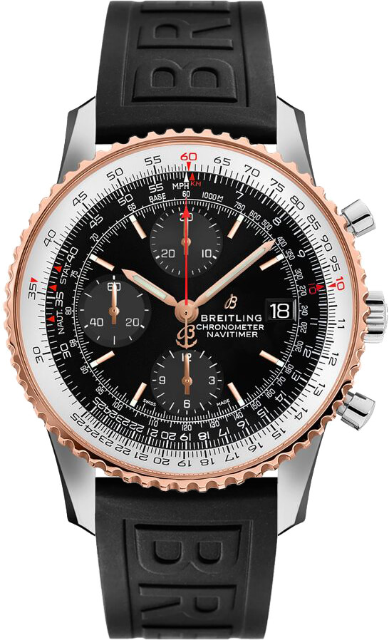 Breitling Navitimer Self winding Automatic Black Mens Watch U1332421-BG73-153S 