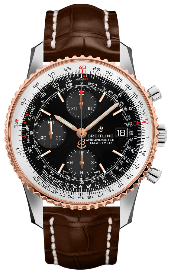Breitling Navitimer Self winding Automatic Black Mens Watch U1332421-BG73-740P 