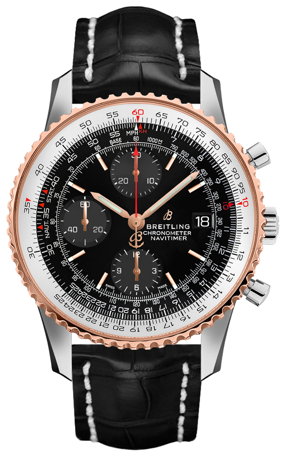 Breitling Navitimer Self winding Automatic Black Mens Watch U1332421-BG73-743P 