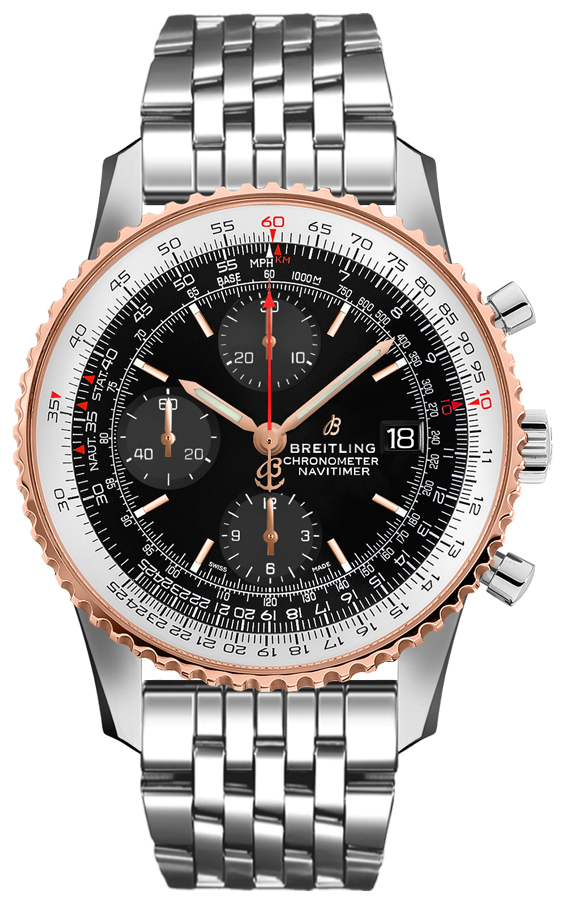 Breitling Navitimer Self winding Automatic Black Mens Watch U13324211B1A1 