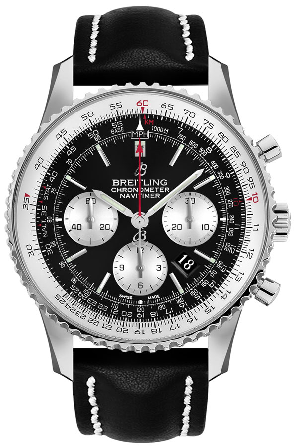 Breitling Navitimer Self winding Automatic Black Mens Watch AB0127211B1X2 