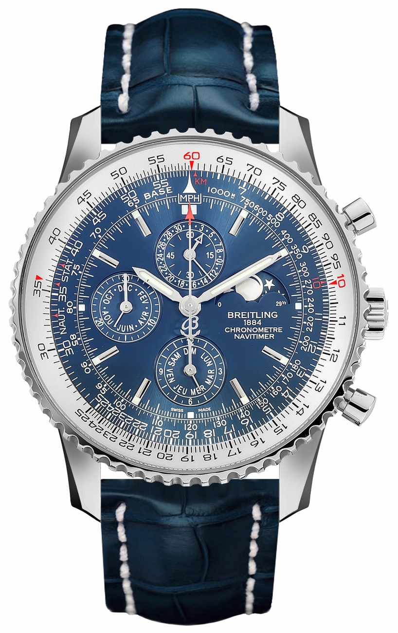 Breitling Navitimer Self winding Automatic Blue Mens Watch A1937012-C883-746P 