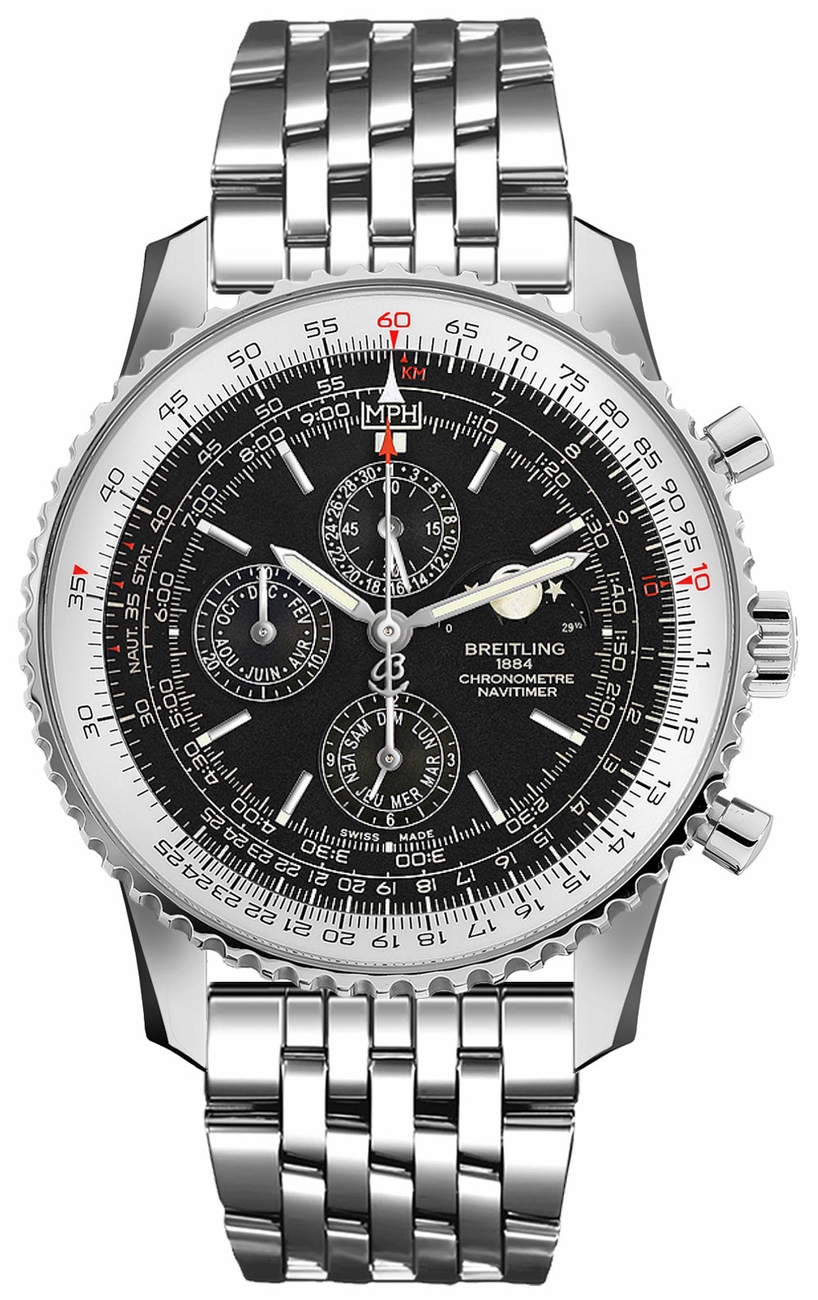 Breitling Navitimer Black Mens Watch A1938021-BD20-453A 