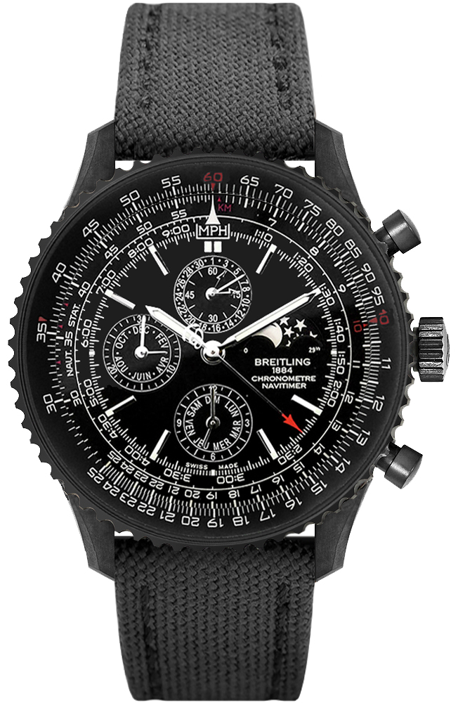 Breitling Navitimer Self winding Automatic Chronometer Black Mens Watch M1938022-BD20-100W 