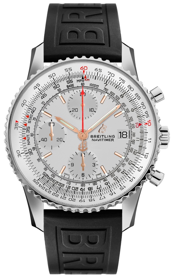 Breitling Navitimer Self winding Automatic Silver Mens Watch A1332412-G834-152S 
