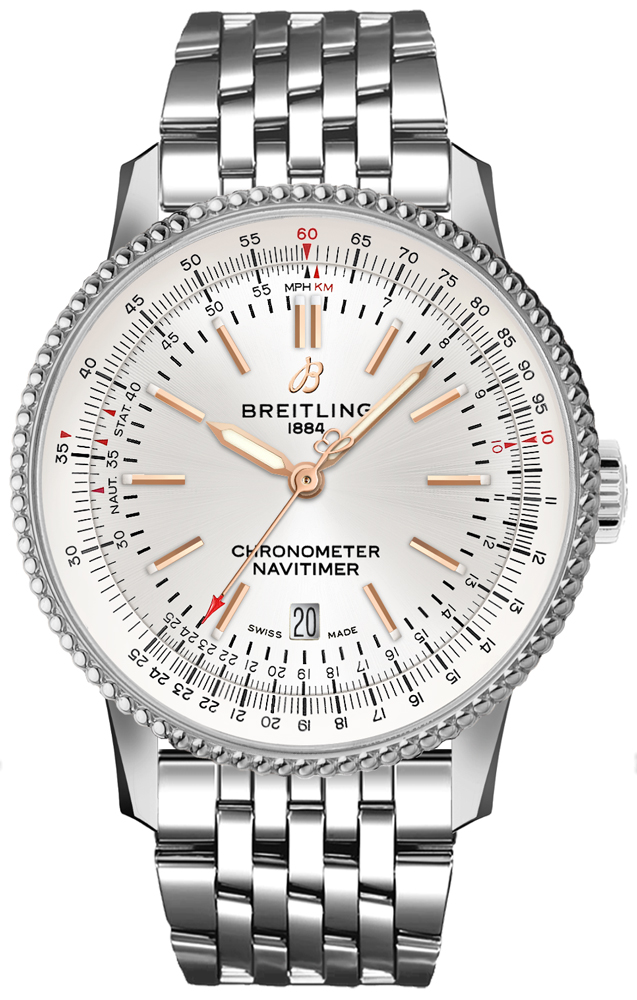 Breitling Navitimer Self winding Automatic Silver Mens Watch A17326211G1A1 