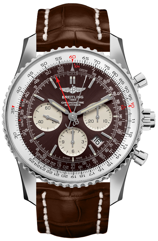 Breitling Navitimer Self winding Automatic Silver Mens Watch AB0310211Q1P1 