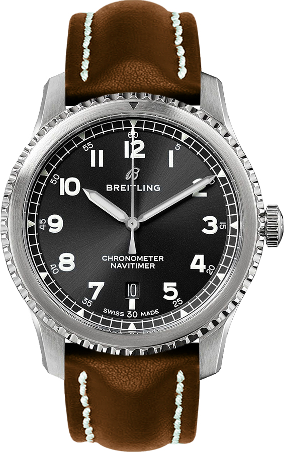 Breitling Navitimer Self winding Automatic Black Mens Watch A1731410-BG68-495X 