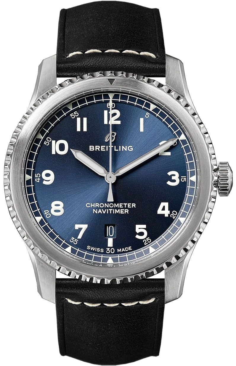 Breitling Navitimer Self winding Automatic Blue Mens Watch A1731410-C998-489X 