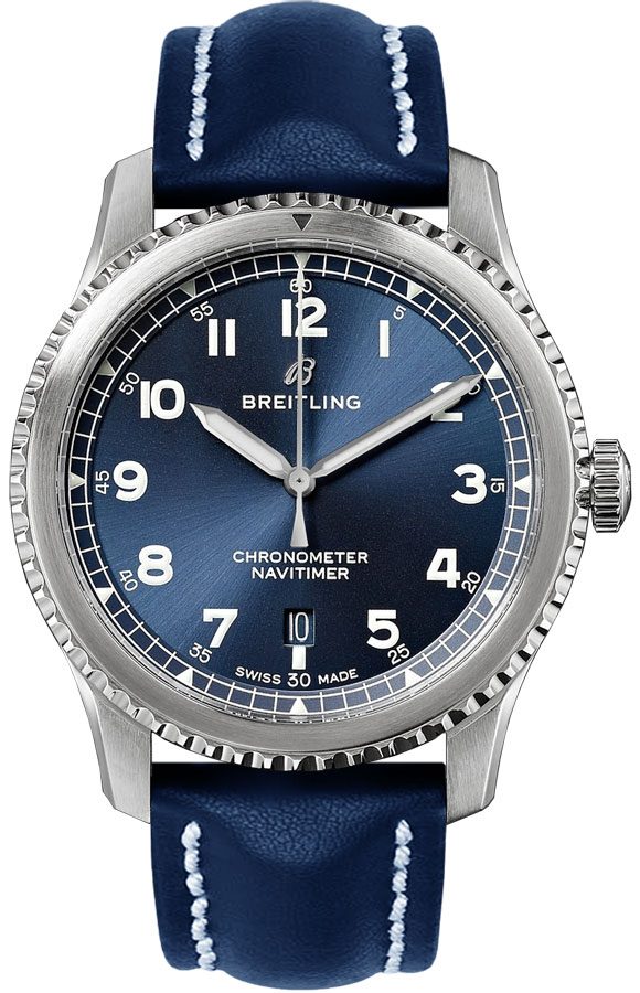 Breitling Navitimer Self winding Automatic Blue Mens Watch A1731410-C998-105X 