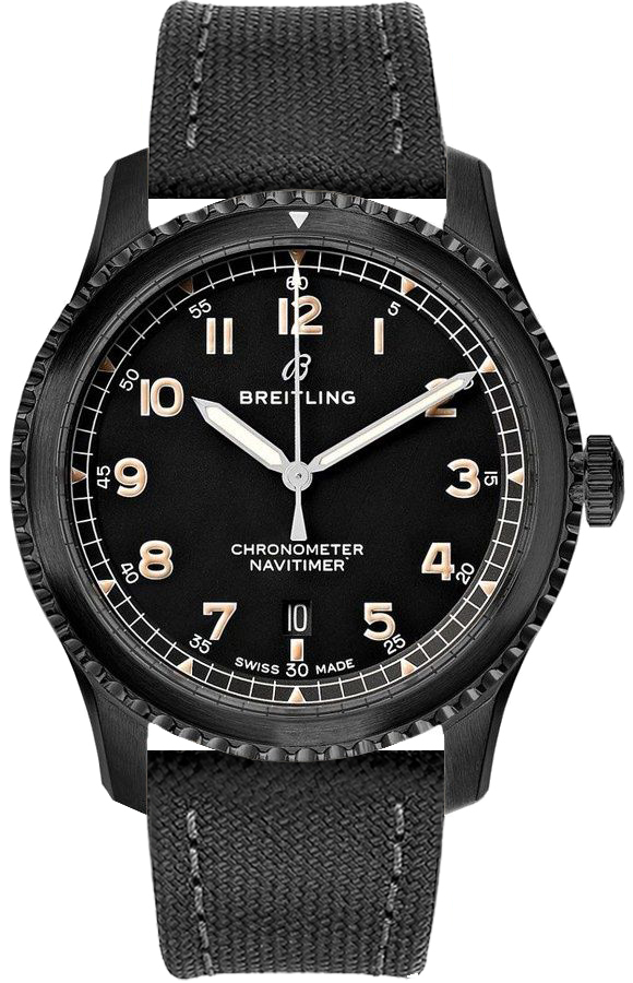 Breitling Navitimer Self winding Automatic Black Mens Watch M1731410-BG66-109W 