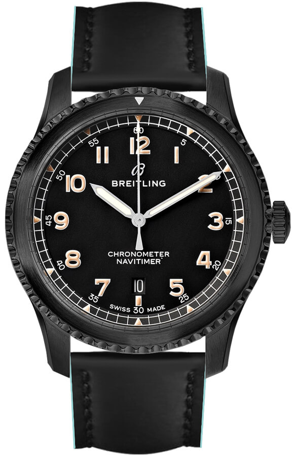 Breitling Navitimer Self winding Automatic Black Mens Watch M1731410-BG66-227X 