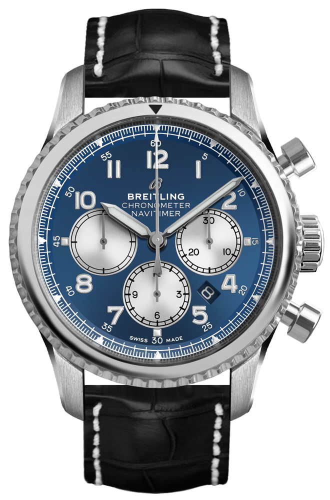 Breitling Navitimer Self winding Automatic Blue Mens Watch AB0117131C1P1 