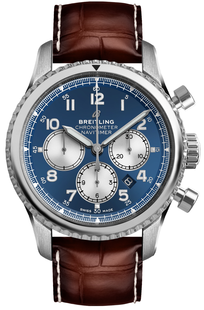Breitling Navitimer Self winding Automatic Blue Watch AB011713-C999-757P 
