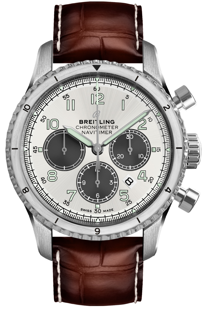 Breitling Navitimer Self winding Automatic Silver Mens Watch AB01171A1G1P1 