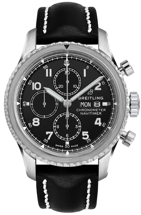 Breitling Navitimer Self winding Automatic Black Mens Watch A1331410-BG69-497X 