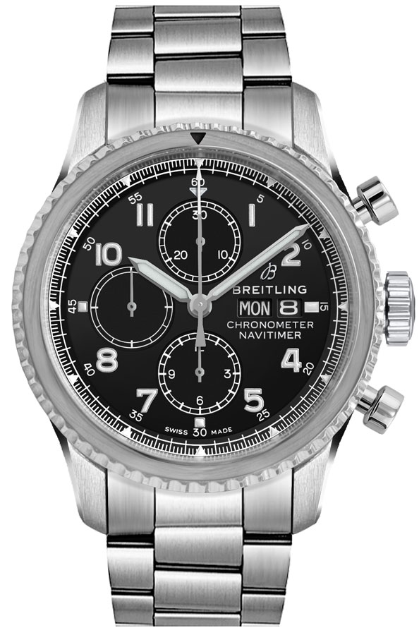 Breitling Navitimer Self winding Automatic Black Mens Watch A13314101B1A1 