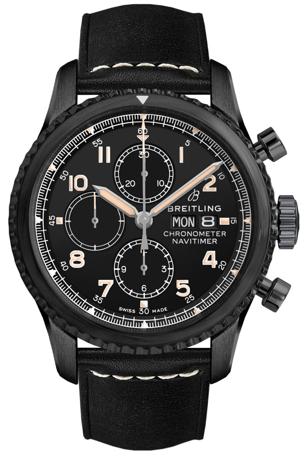 Breitling Navitimer Self winding Automatic Black Mens Watch M1331410-BG67-487X 
