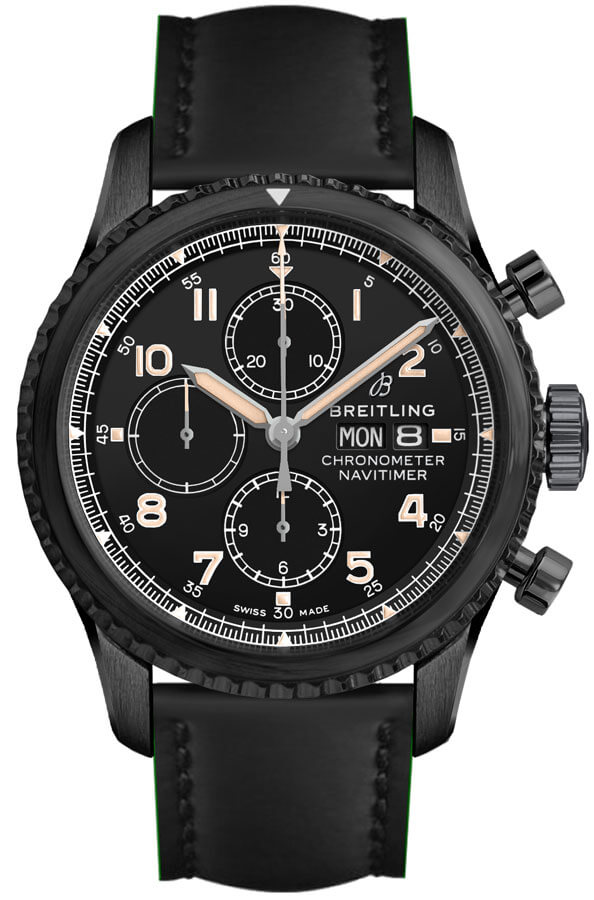 Breitling Navitimer Self winding Automatic Black Mens Watch M1331410-BG67-234X 