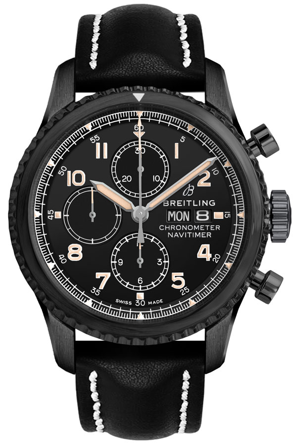 Breitling Navitimer Self winding Automatic Black Mens Watch M13314101B1X1 
