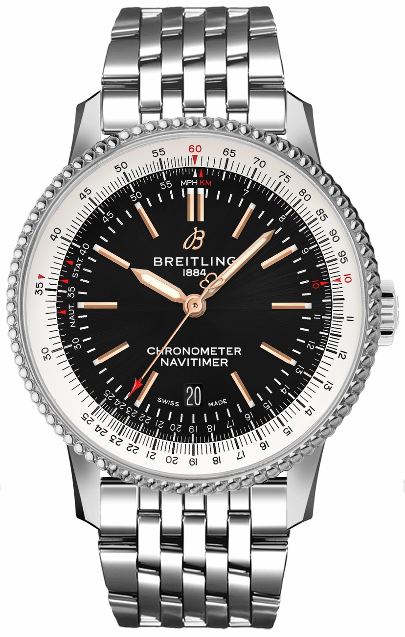 Breitling Navitimer Self winding Automatic Black Mens Watch A17326211B1A1 