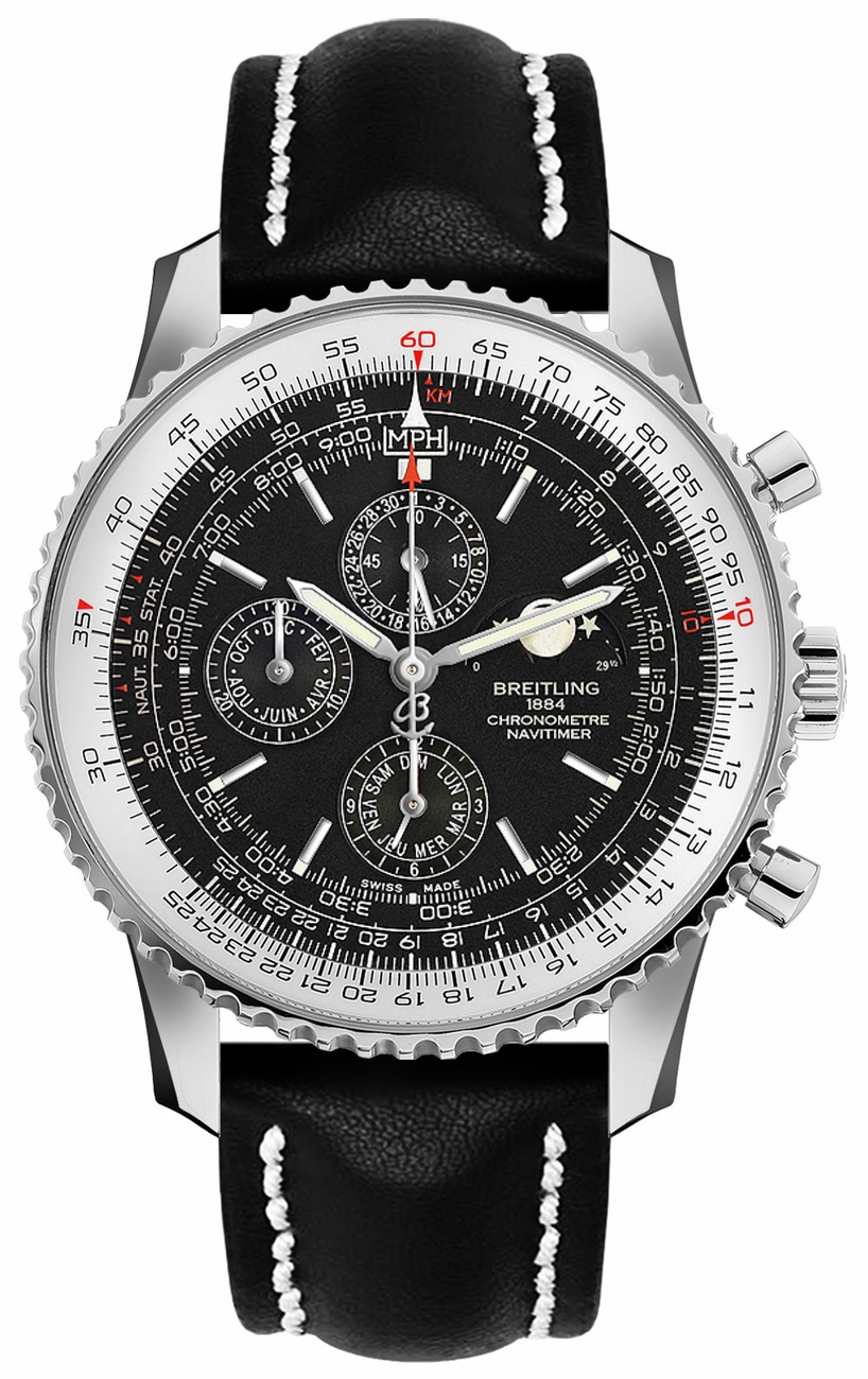 Breitling Navitimer Black Mens Watch A1938021-BD20-442X 