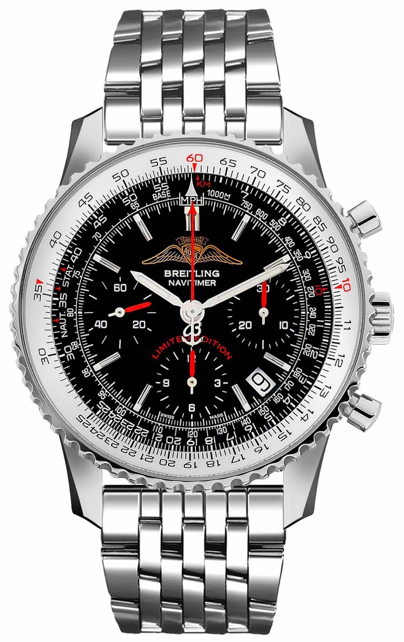 Breitling Navitimer Black Mens Watch A233225U-BD70-442A 