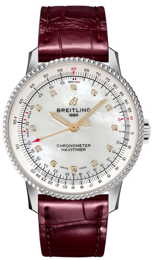 Breitling Navitimer Automatic 35 Steel Women's Watch A17395211A1P2 