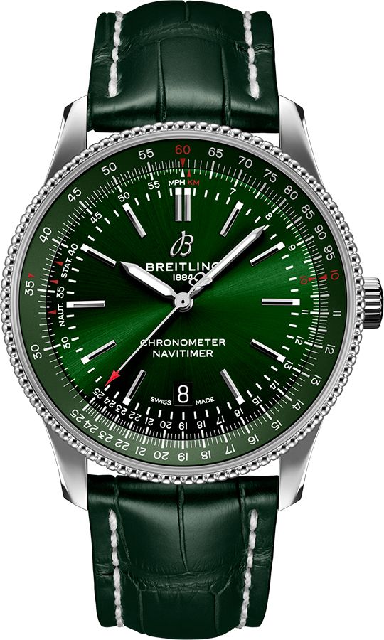 Breitling Navitimer Self Winding Automatic Green Mens Watch A17326361L1P2 