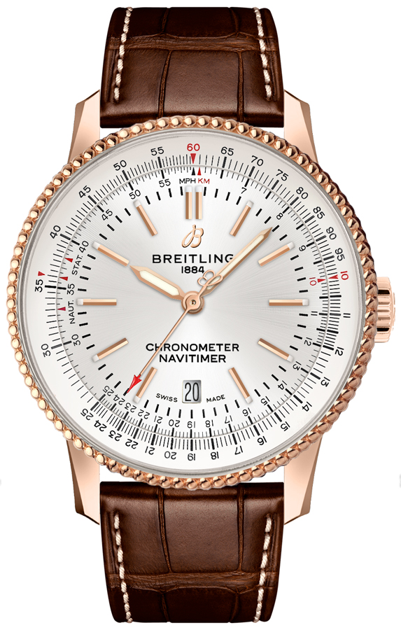 Breitling Navitimer Self winding Automatic Silver Mens Watch R17326211G1P1 