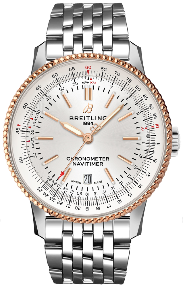 Breitling Navitimer Self winding Automatic Silver Mens Watch U17326211G1A1 