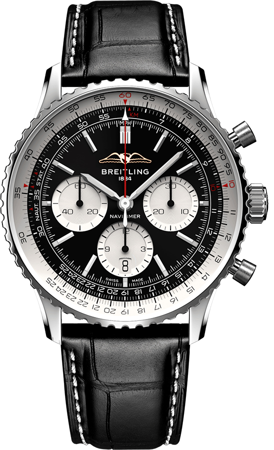 Breitling Navitimer Self Winding Automatic Black Mens Watch AB0138211B1P1 