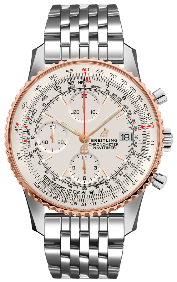 Breitling Navitimer Self winding Automatic Silver Mens Watch U13324211G1A1 