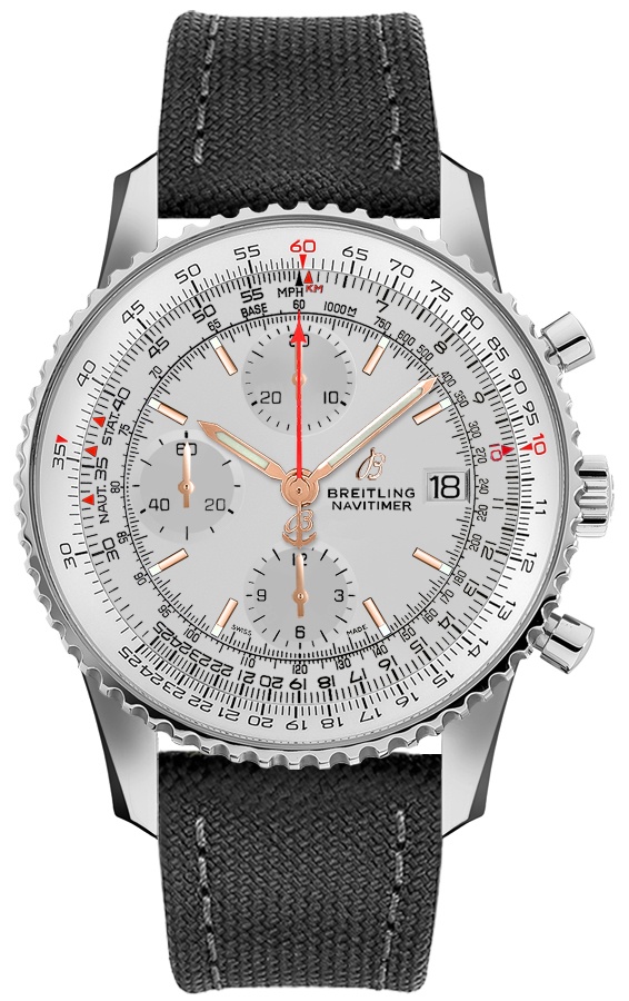 Breitling Navitimer Self winding Automatic Silver Mens Watch A1332412-G834-109W 