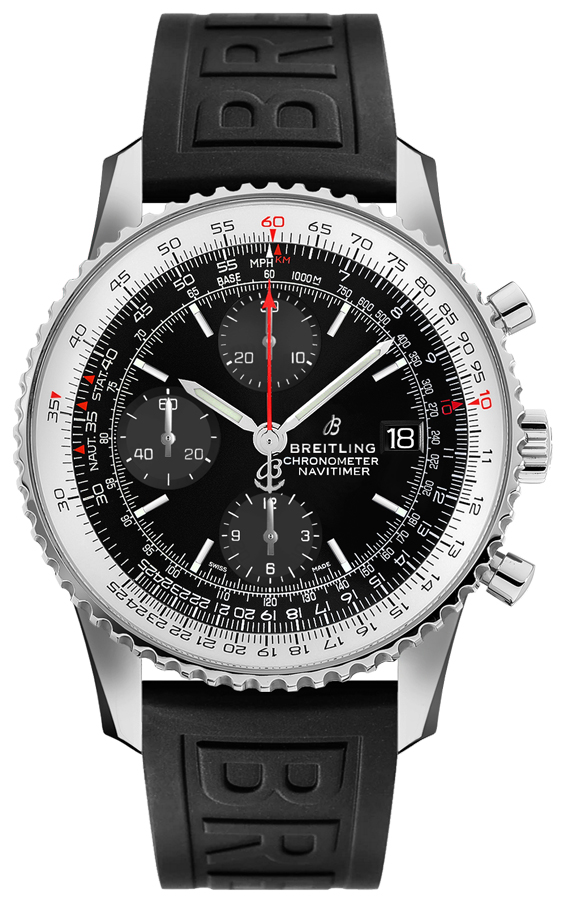 Breitling Navitimer Self winding Automatic Black Mens Watch A1332412-BG74-153S 
