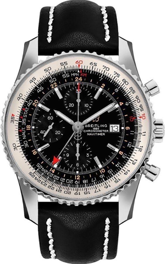Breitling Navitimer Chronograph GMT 46 Men's Watch A24322121B2X1 