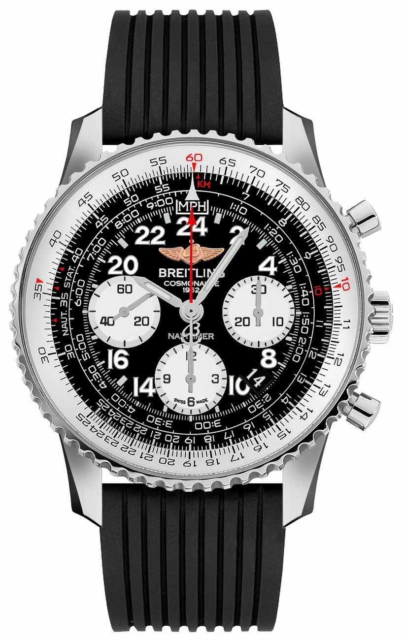 Breitling Navitimer Black Mens Watch AB0210B4-BC36-272S 