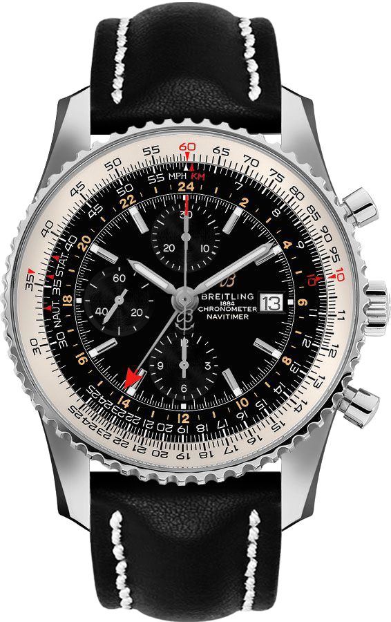Breitling Navitimer GMT 46mm Automatic Men's Watch A24322121B2X2 