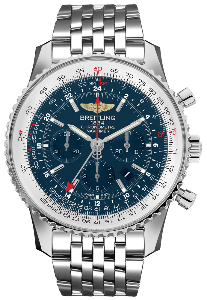 Breitling Navitimer Self winding Automatic Chronometer Blue Watch AB04411A-C937-453A 
