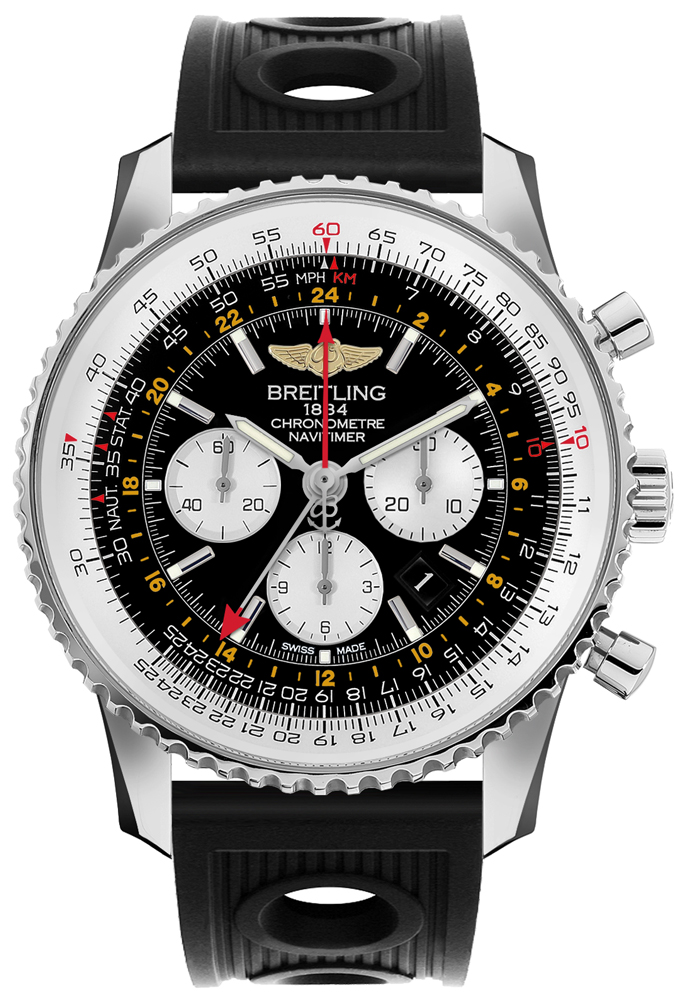 Breitling Navitimer Self winding Automatic Black Mens Watch AB044121-BD24-201S 