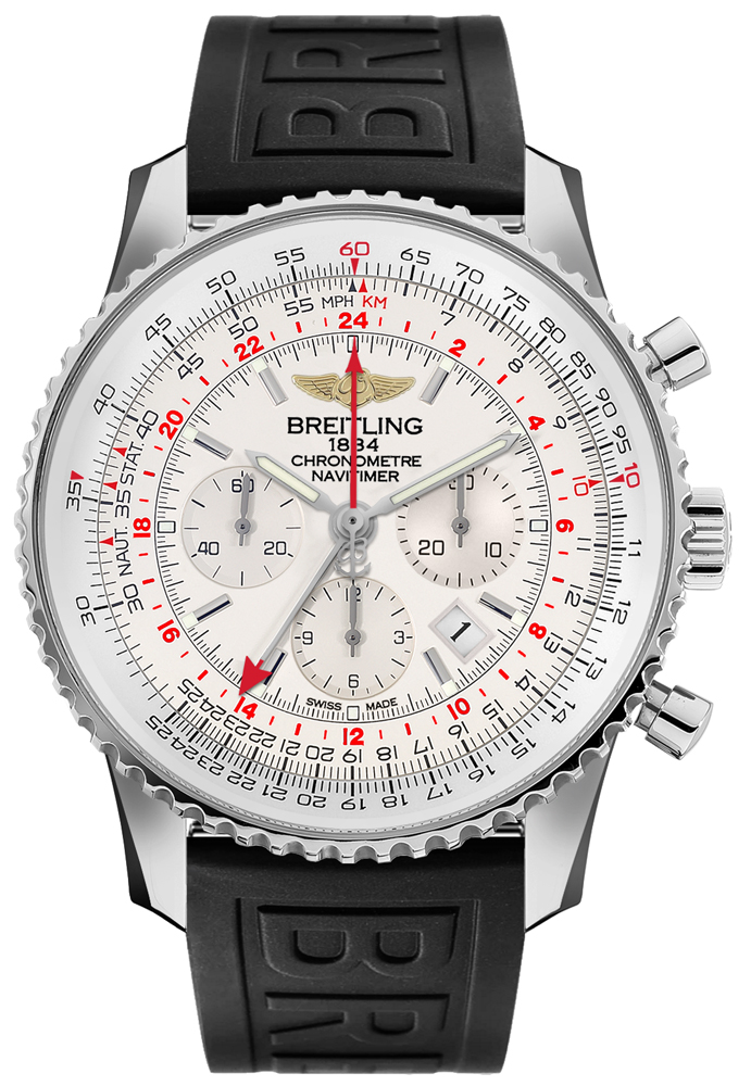 Breitling Navitimer Self winding Automatic Silver Watch AB044121-G783-155S 