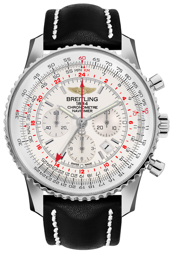 Breitling Navitimer Self winding Automatic Silver Watch AB044121-G783-441X 
