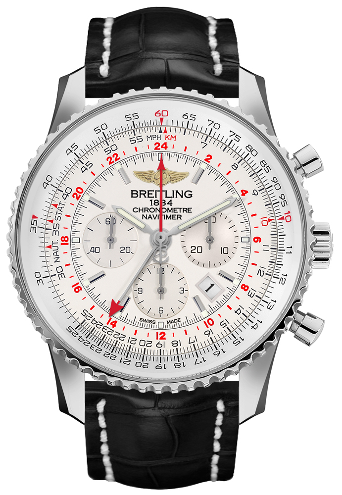 Breitling Navitimer Self winding Automatic Silver Mens Watch AB044121-G783-760P 