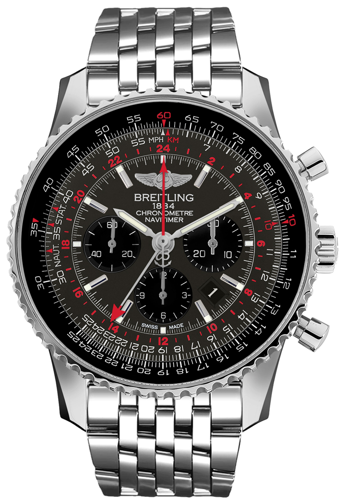 Breitling Navitimer Self winding Automatic Grey Mens Watch AB04413A-F573-453A 
