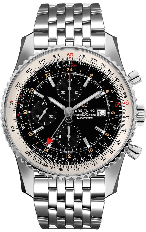 Breitling Navitimer Self winding Automatic Black Mens Watch A24322121B2A1 